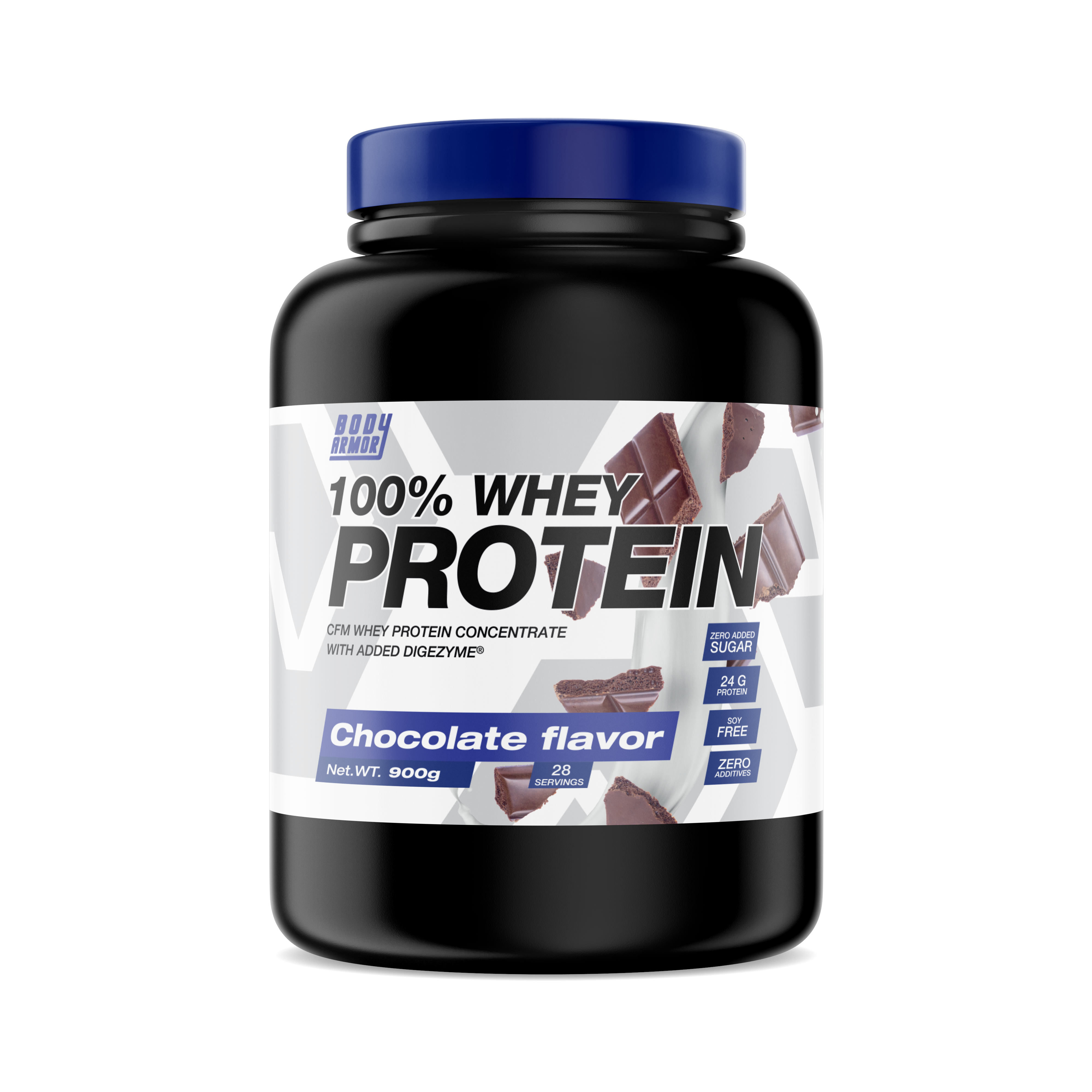 Body Armor Whey Protein 24g  | 28 Servings Indulge in Decadence with 100%