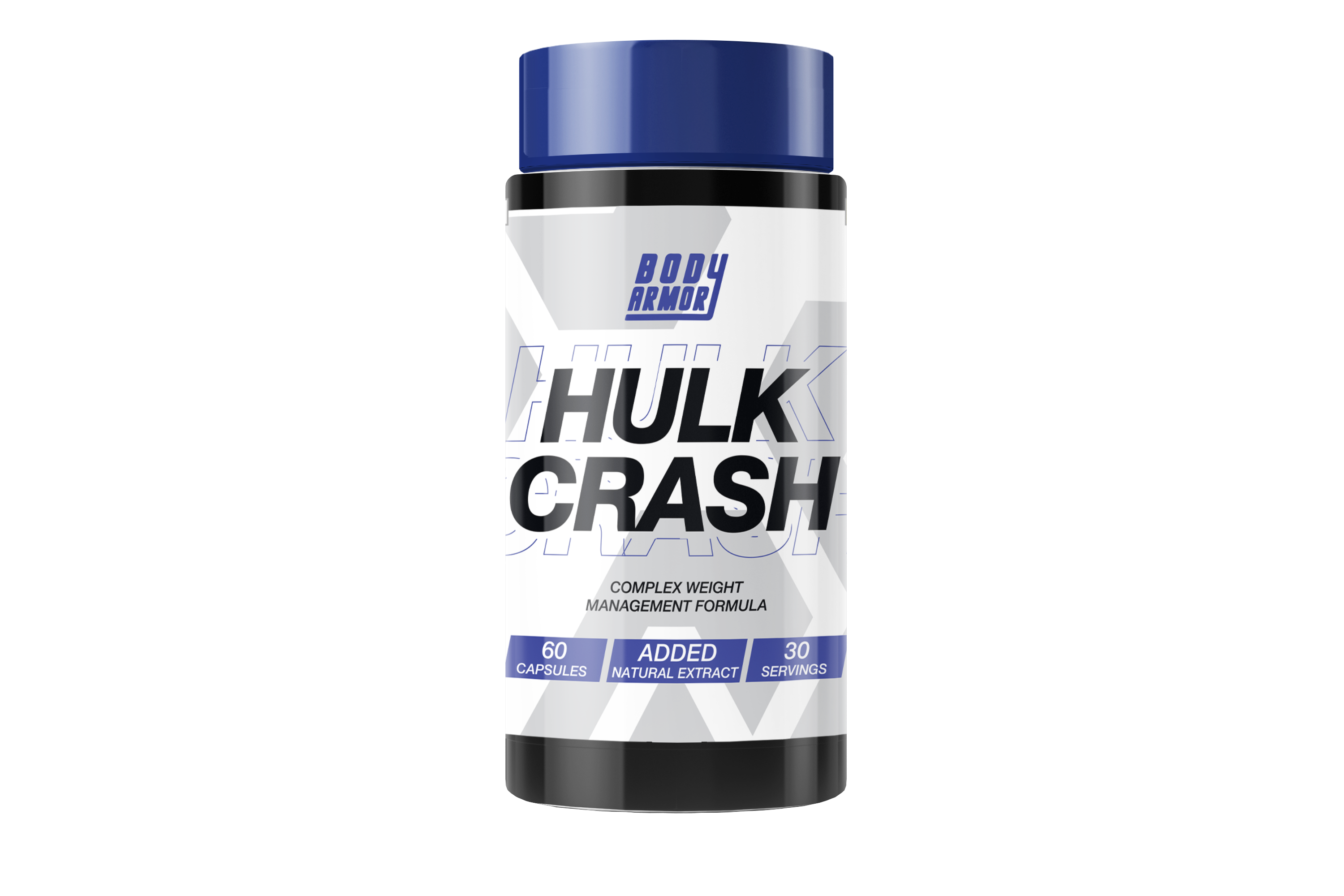 Body Armor HULK CRASH -60Caps Powerful Weight Management Formula