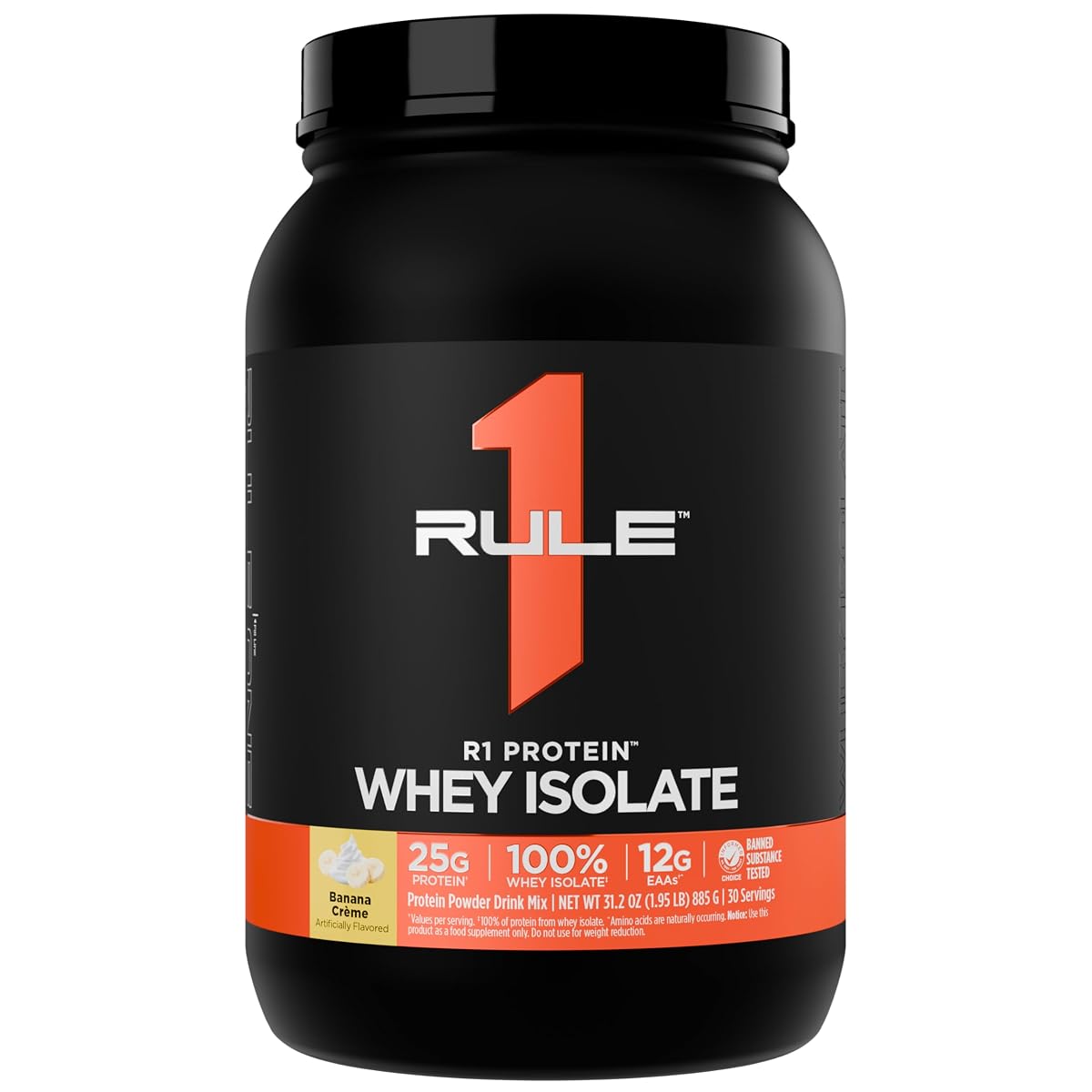 R1 Whey Blend Protein ISO – 24g Protein, 5g BCAAs, Whey Isolate, Concentrate & Hydrolysate, Fast Absorbing Sports Nutrition