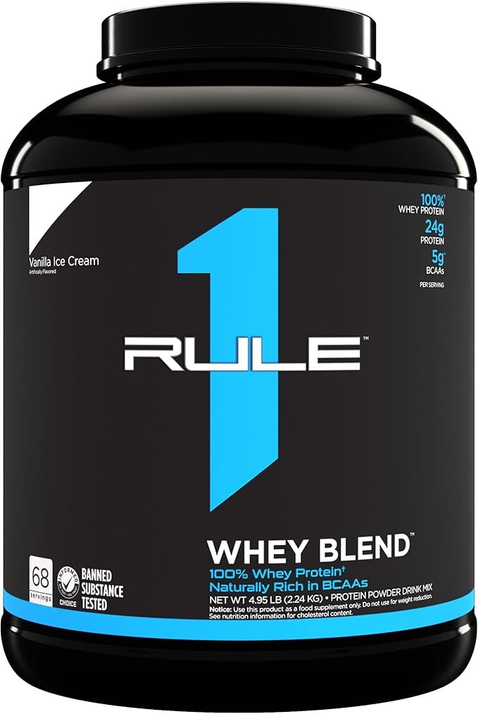Rule1 1 Whey Blend Vanilla Ice Cream 5lbs