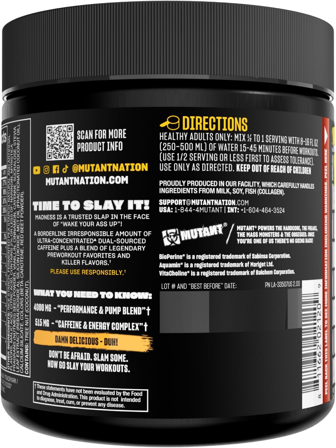 Madness Powder Blend, Pineapple, 300 Gramme