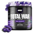 REDCON1 Total War Pre Workout Powder – Grape Flavor, 30 Servings, High-Stimulant Energy & Focus Formula