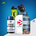 Whey Isolate + Hulk Crush (pre-workout)