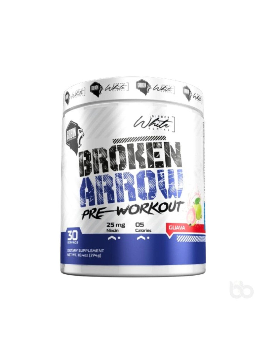 Gibbon Nutrition White Series Broken Arrow Pre-Workout 30 Servings