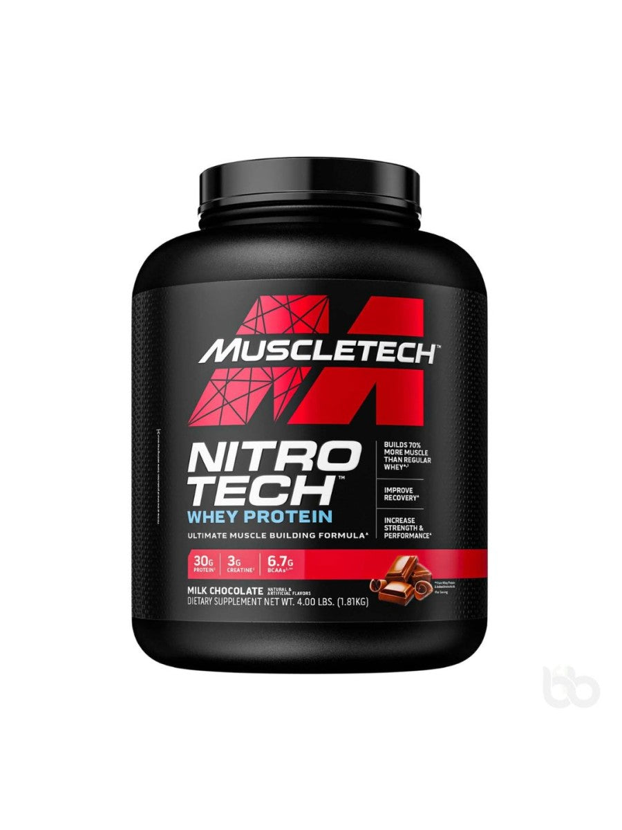 Muscletech Nitro Tech Whey Protein NEW 4lbs