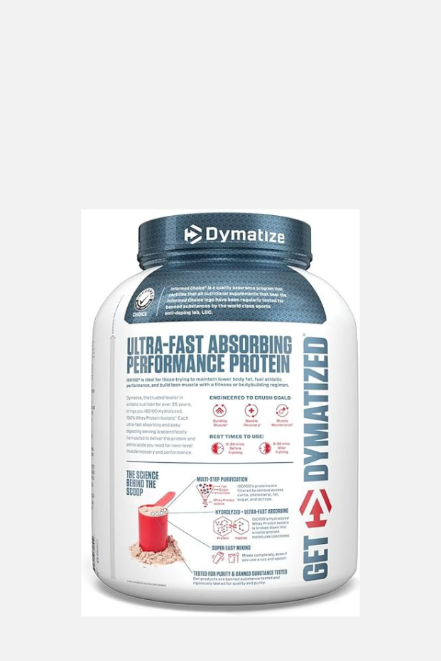 دايمايز آيزو 100 كربوهيدرات مصل اللبن بنكهة الشوكولاتة الفاخرة، 5 أرطال 