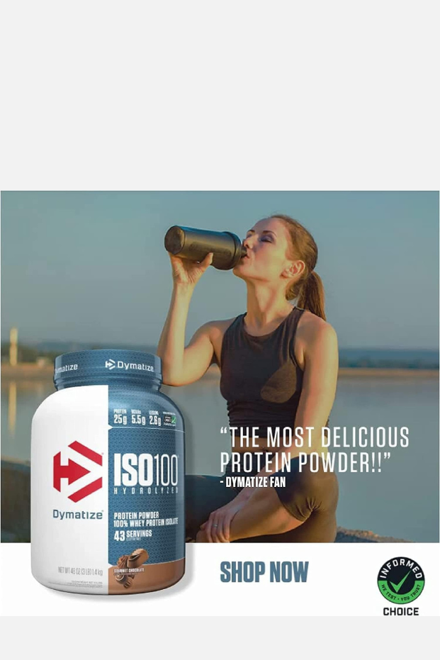 دايمايز ISO 100 خالي من الكربوهيدرات، مصل اللبن بنكهة الفانيليا الفاخرة، 5 أرطال 