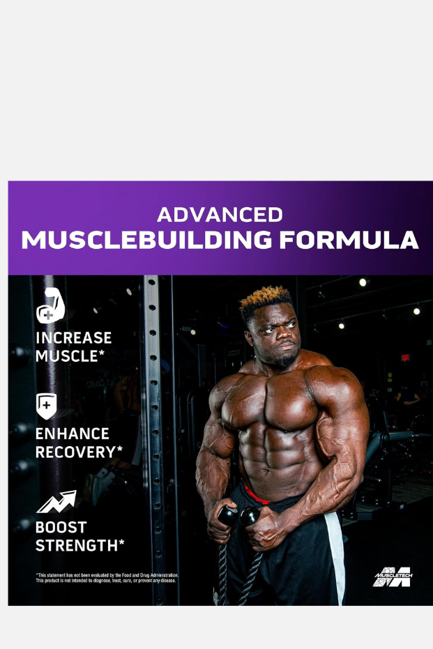 MuscleTech Mass Tech Extreme 2000 Ultimate، مكمل غذائي لبناء العضلات بنسبة 100%، بروتين مصل اللبن لزيادة الكتلة العضلية، يحتوي على 80 غرام من البروتين، 10 غرام من الكرياتين، و20 غرام من الفيتامينات والمعادن، للرجال والنساء، بنكهة الفانيليا، وزن 6.00 رطل. 