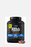 مكمل غذائي MuscleTech Cell Tech Creatine، مدعوم بالأبحاث لبناء العضلات، لنمو عضلي أسرع، وتعزيز الأداء البدني، وتحسين التعافي بعد التمرين. مشروب استشفاء للرجال والنساء، بنكهة الفواكه المشكلة، 6 أرطال. 