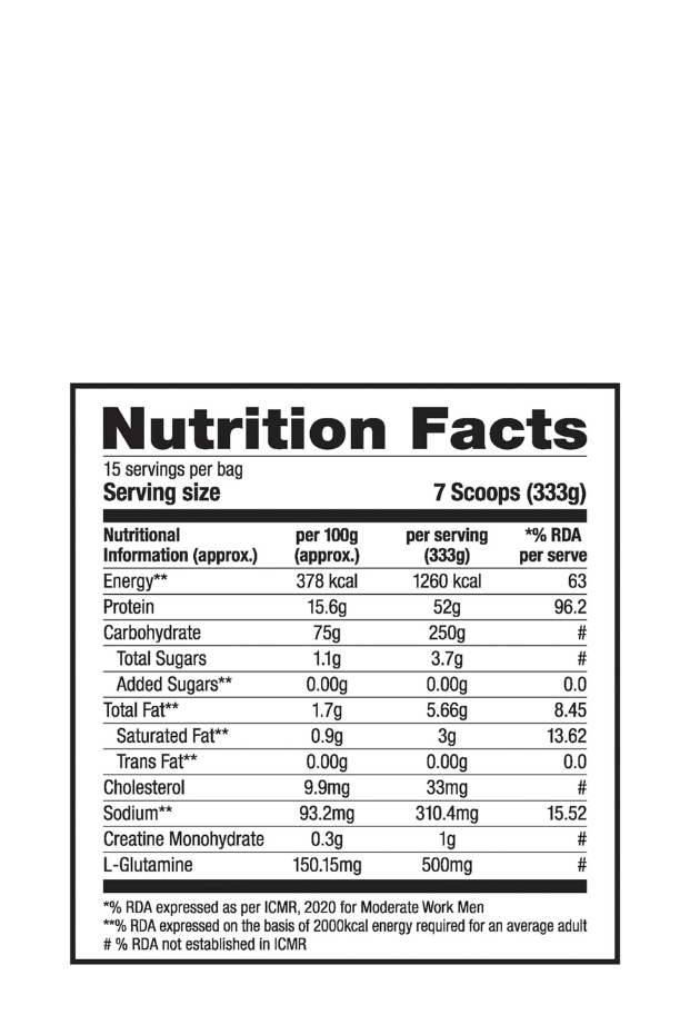 مكمل غذائي لزيادة كتلة العضلات من لابرادا نيوتريشن، بنكهة الشوكولاتة، وزن 6 أرطال 