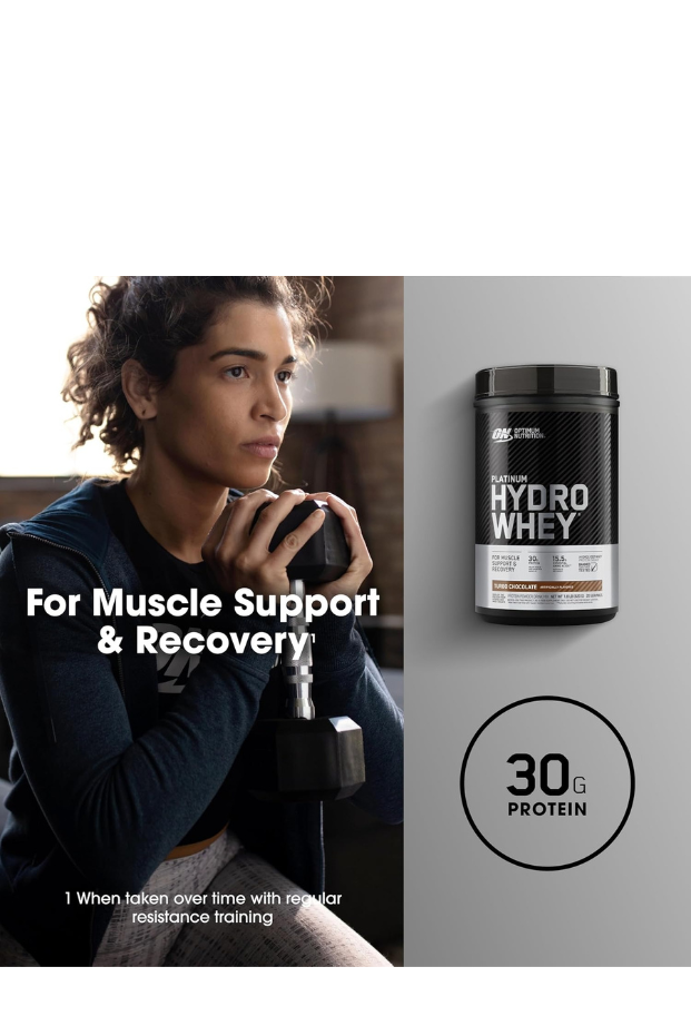 مسحوق بروتين أوبتيموم نيوتريشن (ON) بلاتينيوم هايدروواي، 30 غرام من البروتين - شوكولاتة تيربو، 1.75 رطل، 20 حصة (820 غرام) 