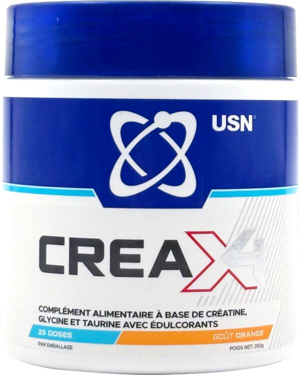 Crea X4 Orange Creatine Formula Crea X4 Creatine Monohydrate + Glycine & Taurine – Orange Flavour | 30 Servings