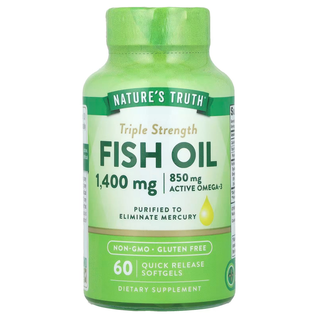 Nature's Truth  Omega-3 Fish Oil Softgels