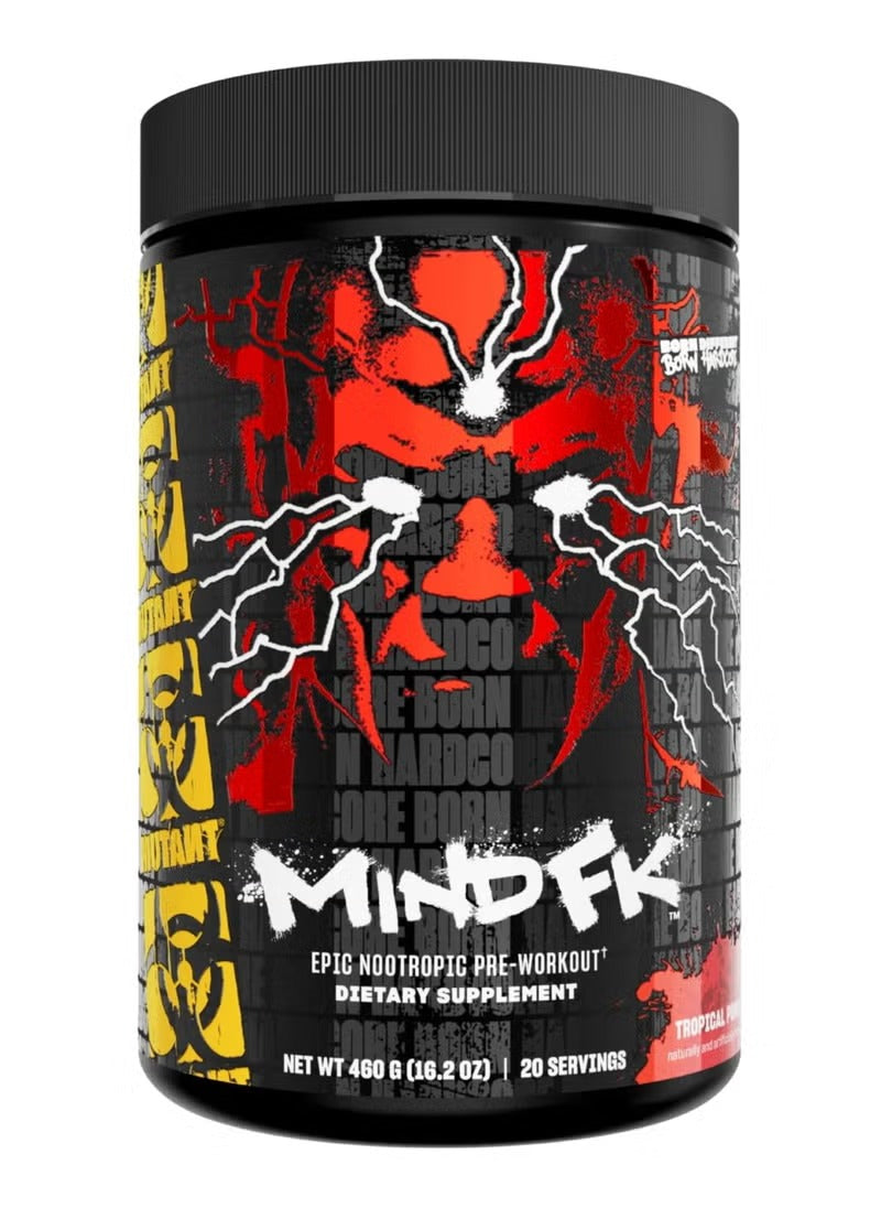 Mutant, Mind Fk, Epic Nootropic Pre Workout, 460g, Tropical Punch, 20 Servings