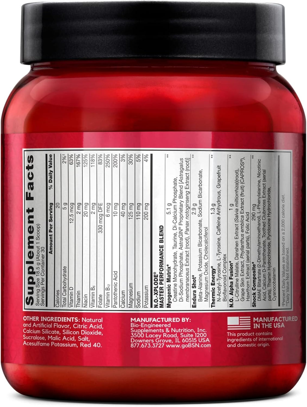 BSN N.O.-XPLODE Pre Workout Powder