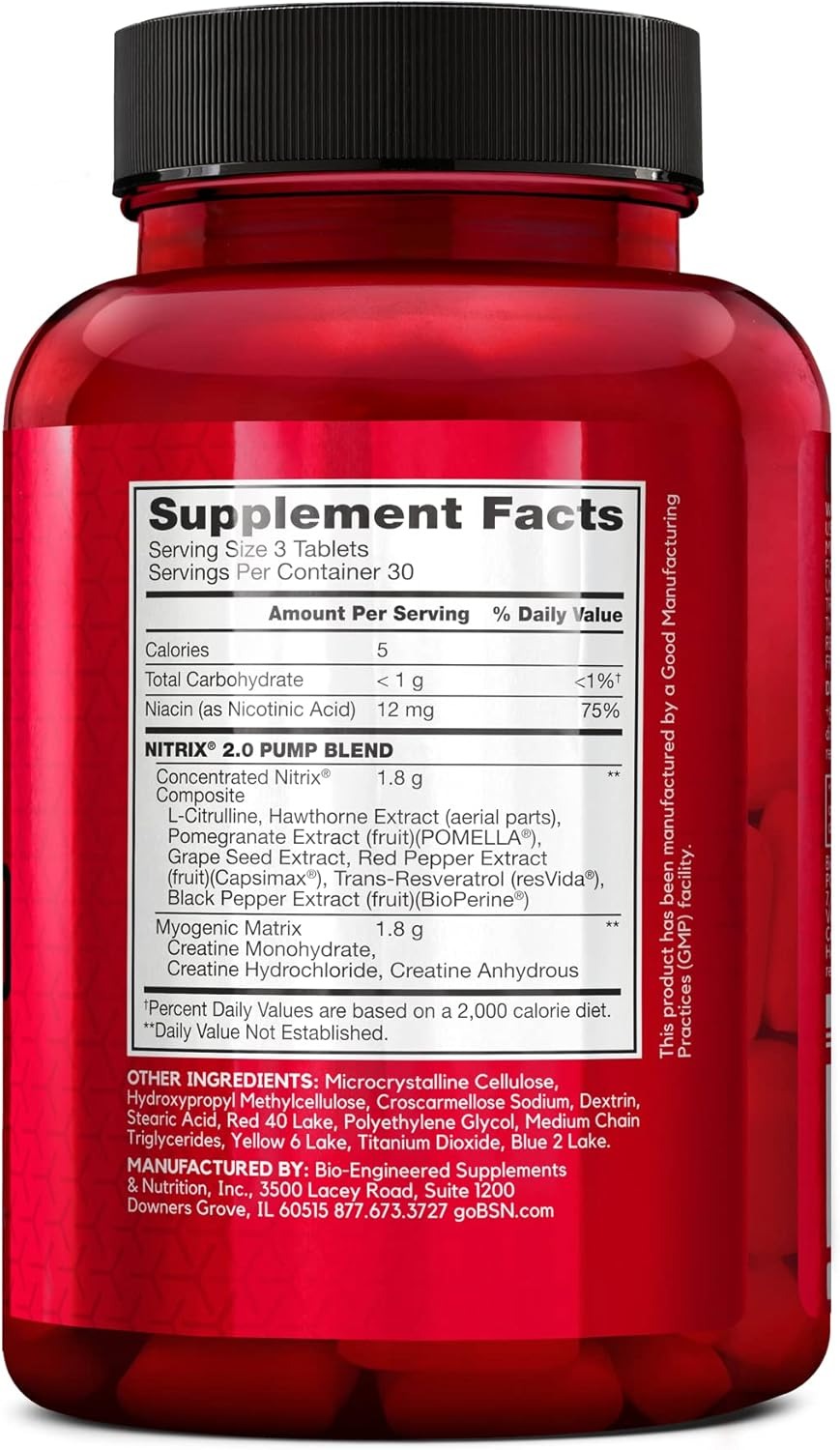 BSN Nitrix Concentrate, 90 Tablets