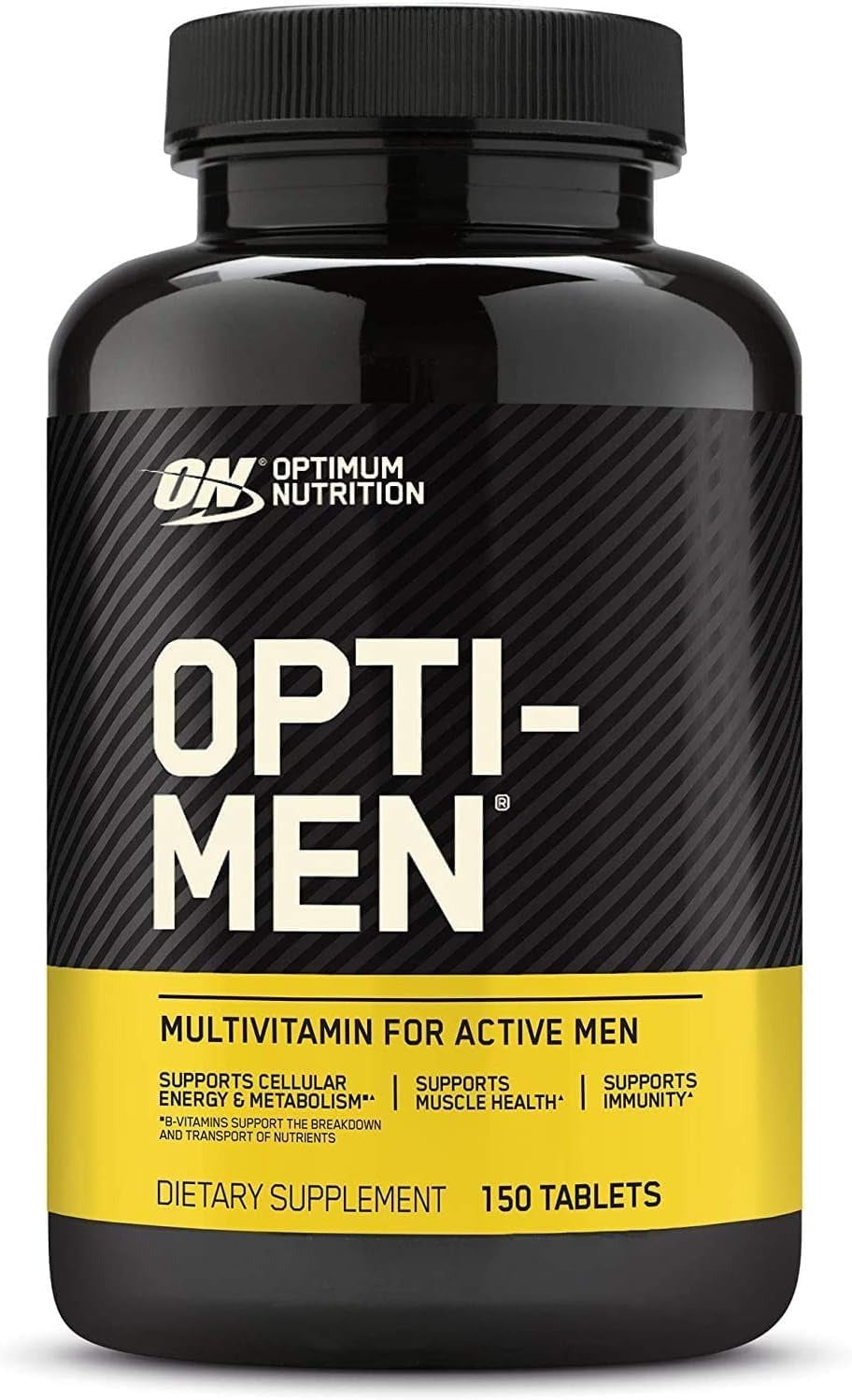 Optimum Nutrition (ON) Opti-Men, Vitamin C, Zinc and Vitamin D, E, B12 for Immune Support Mens Daily Multivitamin Supplement - 90 Count