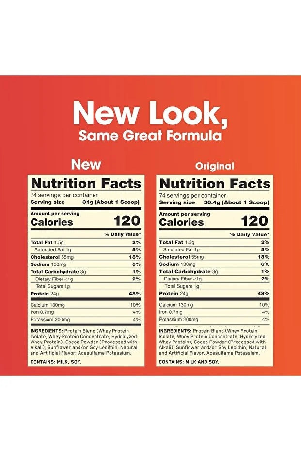 بروتين مصل اللبن الذهبي المعياري من أوبتيموم نيوترشن، بنكهة الشوكولاتة الغنية المزدوجة، 5 أرطال