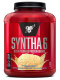 BSN Syntha-6 Ultra Premium Protein Matrix, Whey Protein Powder, Micellar Casein, Milk Protein Isolate Powder - Vanilla Milkshake, 5 lbs, 48 Servings (2.27 KG)